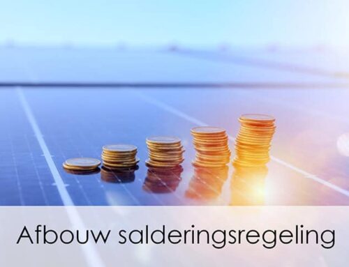 Afbouwen salderingsregeling zonnepanelen