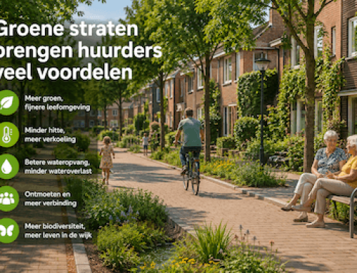 Groene straten brengen huurders veel voordelen