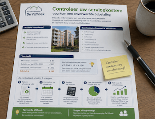 Servicekosten controleren